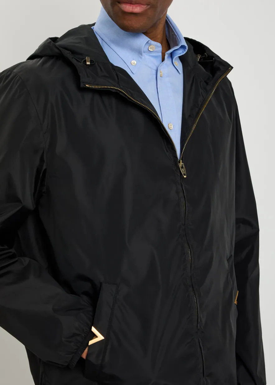 Hooded shell jacket