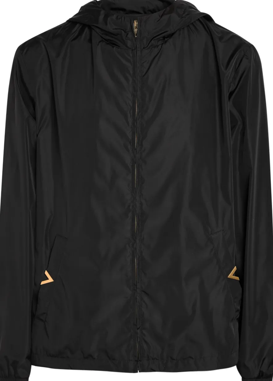Hooded shell jacket