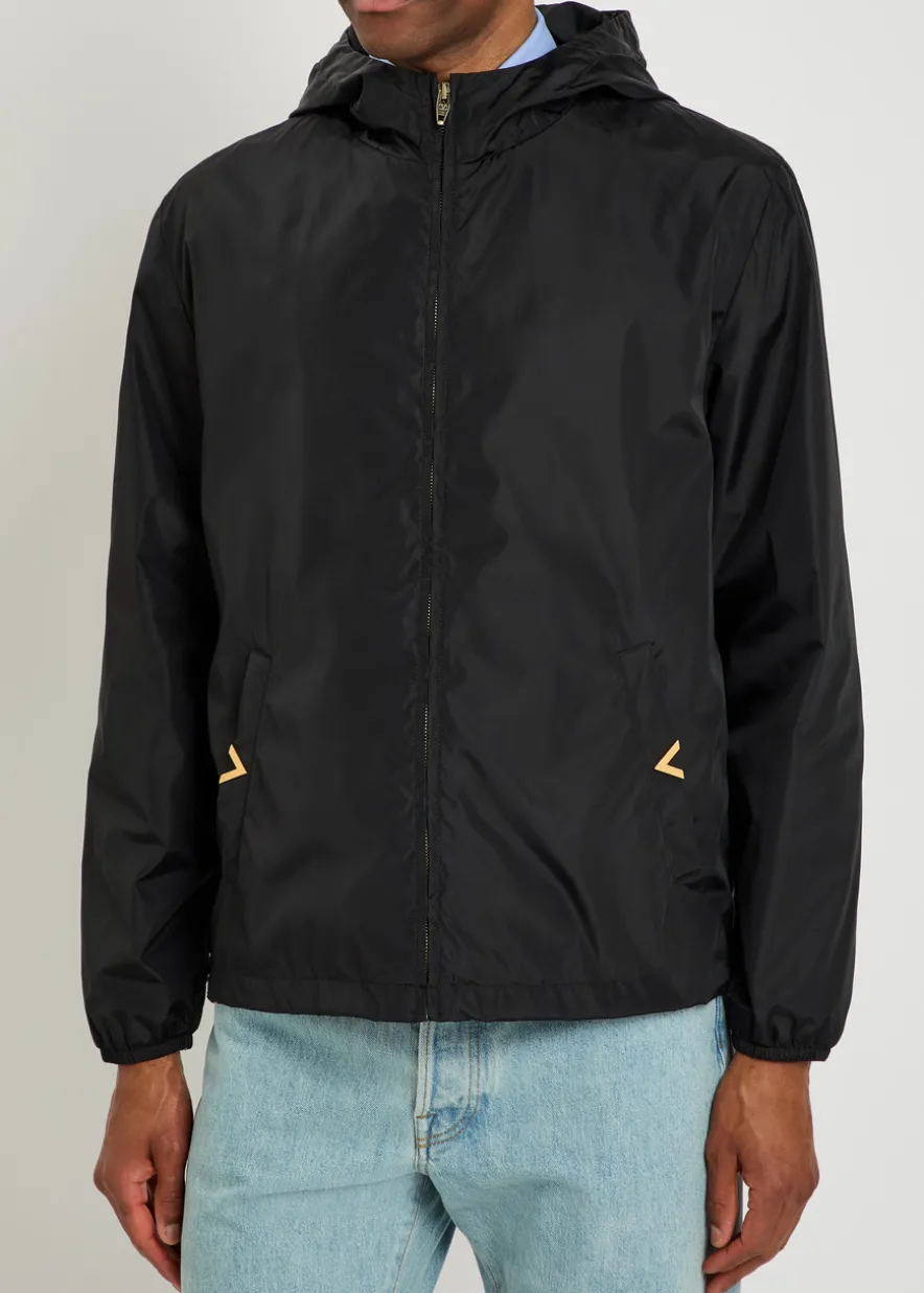 Hooded shell jacket
