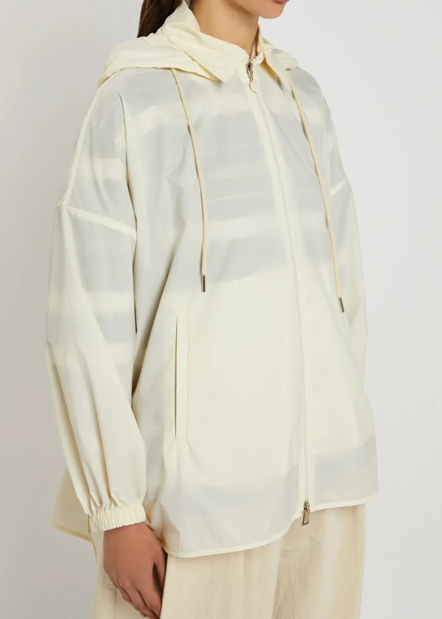 Hooded shell shirt