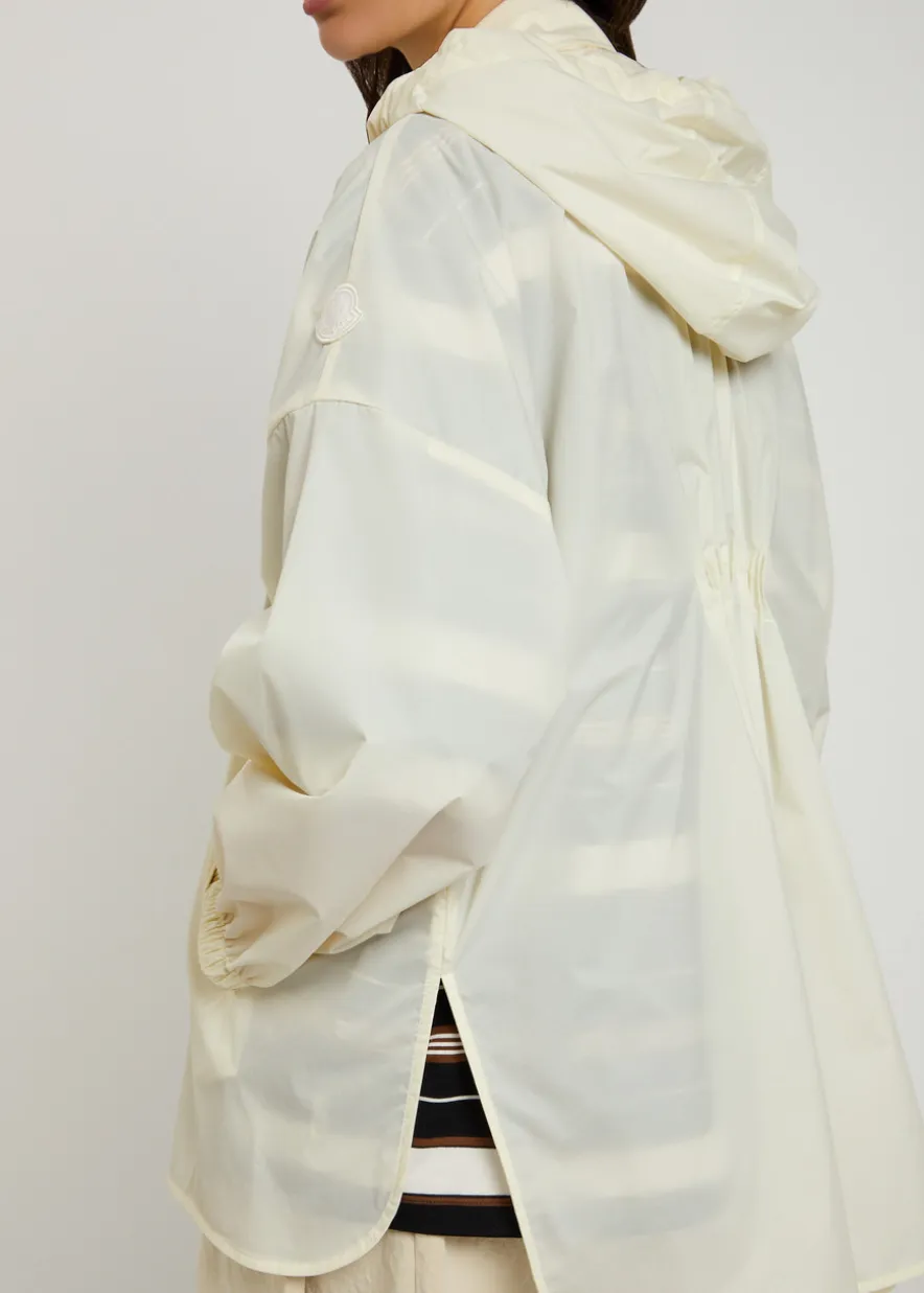 Hooded shell shirt