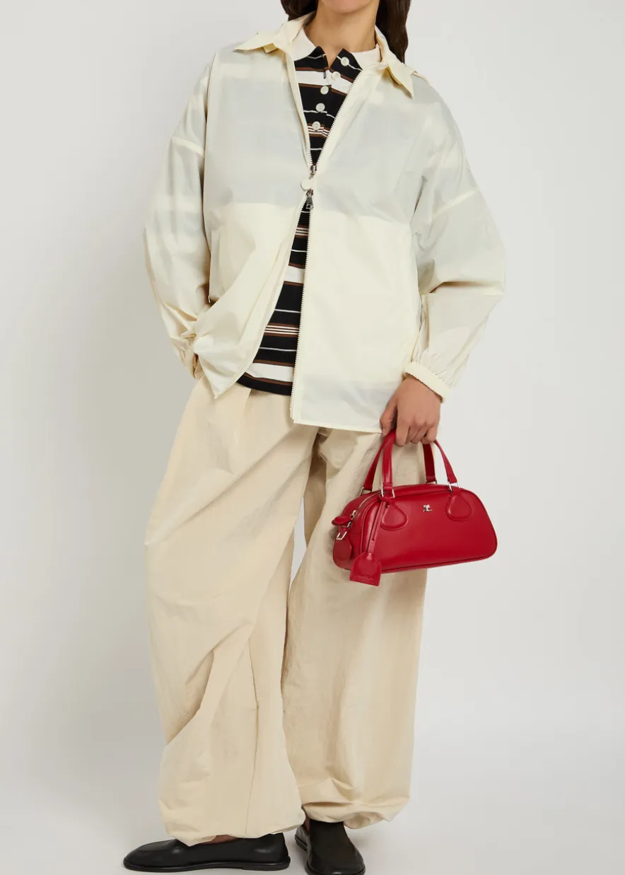 Hooded shell shirt
