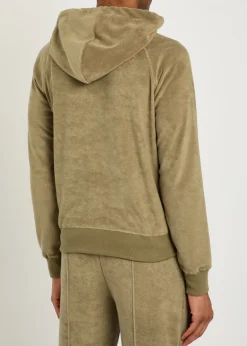 Hooded terry jumper