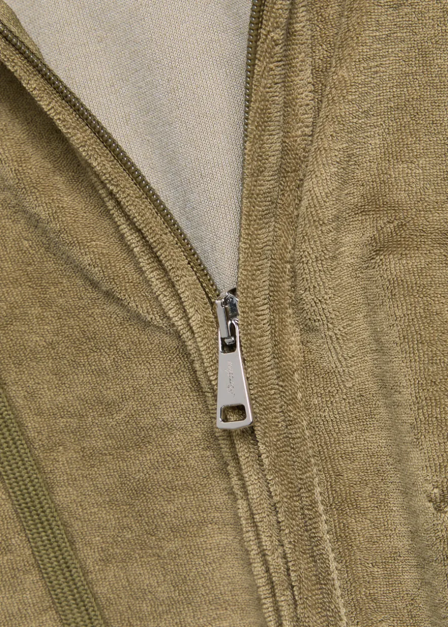 Hooded terry jumper