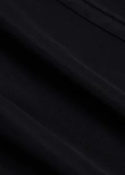 Hooded twill parka coat