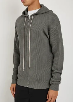 Hooded wool jumper