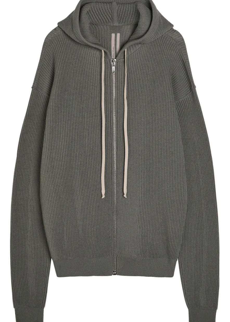 Hooded wool jumper