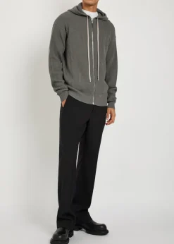 Hooded wool jumper