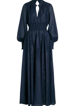 Horizon embroidered maxi dress