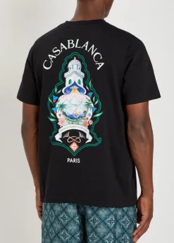 Hotel printed cotton T-shirt