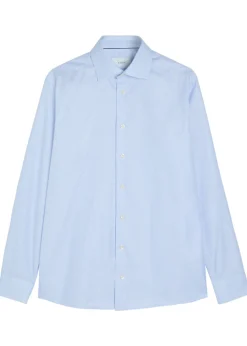 Houndstooth cotton-twill shirt
