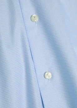 Houndstooth cotton-twill shirt