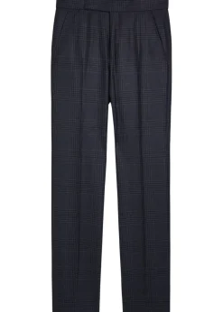 Houndstooth wool trousers