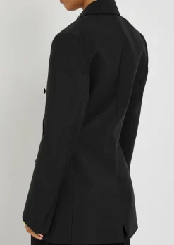 Hourglass wool and mohair-blend blazer