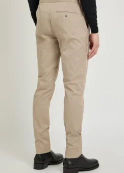 24 Hour slim-leg cotton-blend trousers