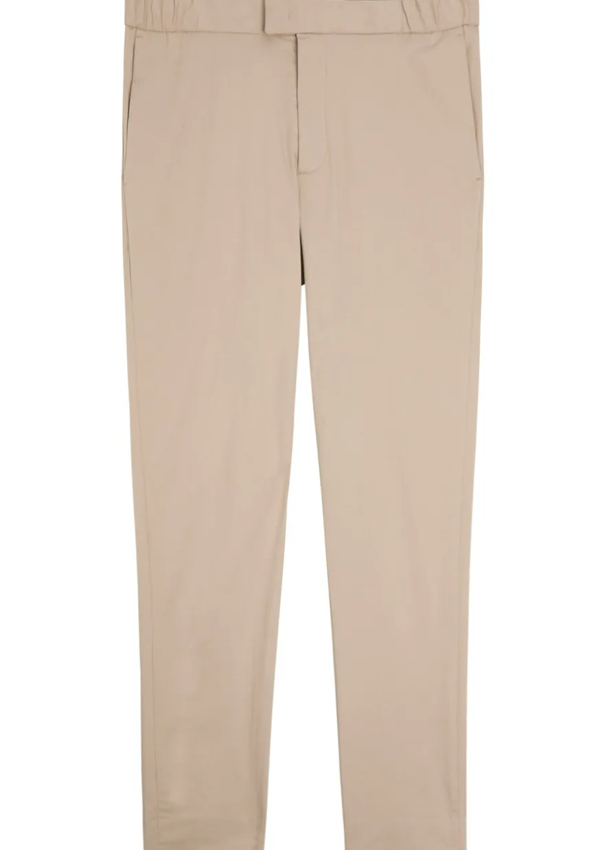 24 Hour slim-leg cotton-blend trousers