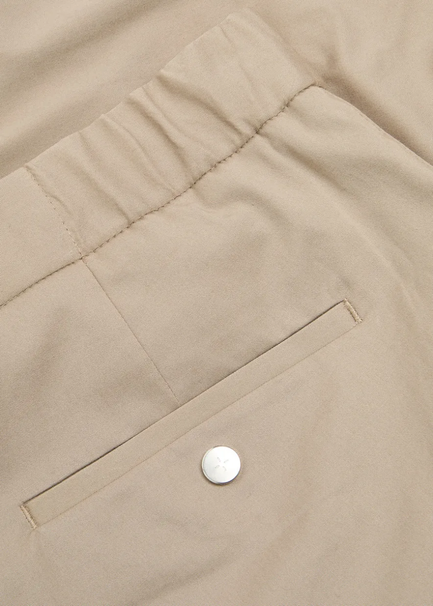 24 Hour slim-leg cotton-blend trousers