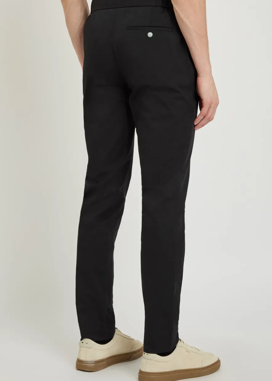 24 Hour slim-leg cotton-blend trousers