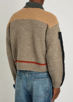 House wool polo jumper