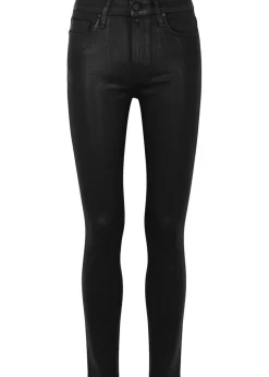 Hoxton Ankle black coated skinny jeans