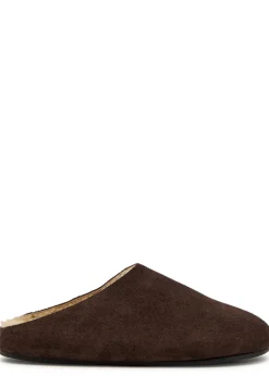 Hudson suede sliders