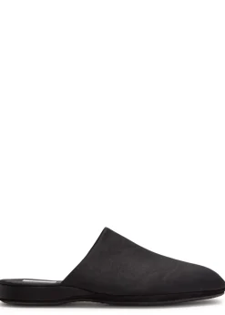 Hugh satin slippers
