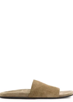 Hugh suede sliders