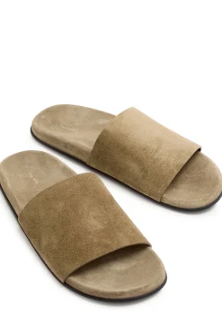 Hugh suede sliders
