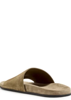 Hugh suede sliders
