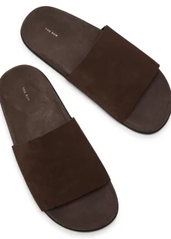 Hugh suede sliders