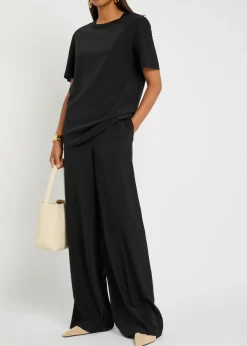 Hulin silk-crepe trousers