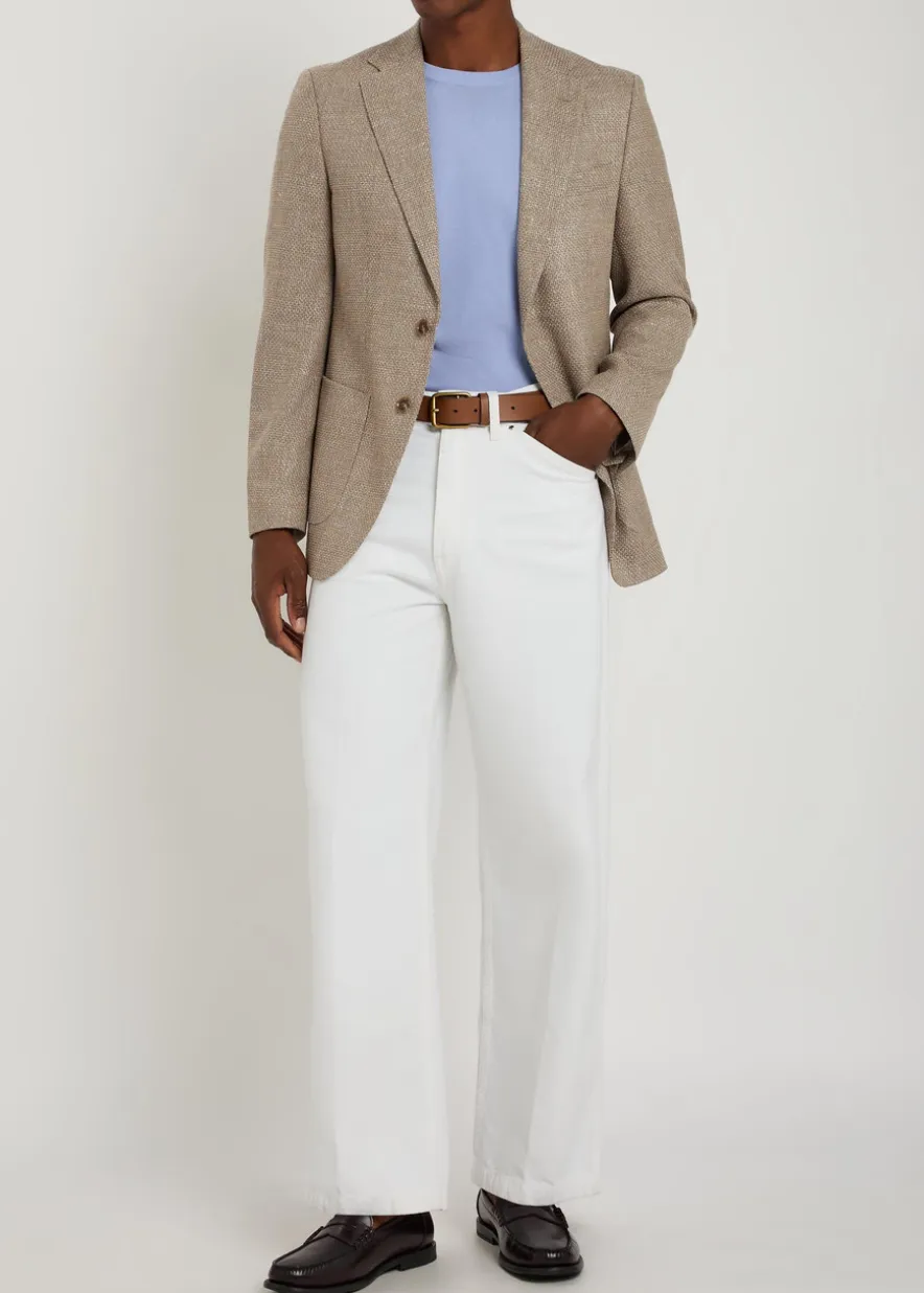 Hutson wool and linen-blend blazer