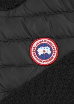 Hybridge Knit quilted shell gilet