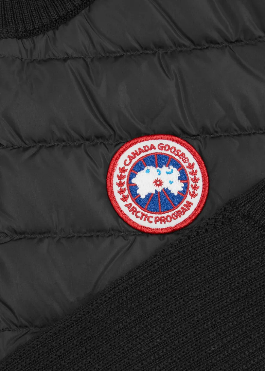 Hybridge Knit quilted shell gilet