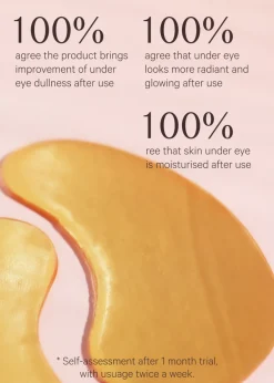 Hydra-Bright Golden Eye Treatment Masks