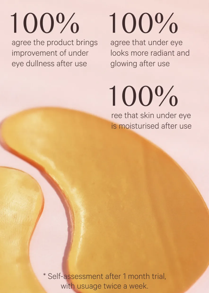 Hydra-Bright Golden Eye Treatment Masks
