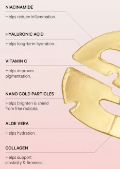 Hydra-Lift Golden Facial Treatment Masks