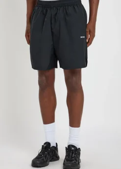 Hyperlight logo-print shell shorts
