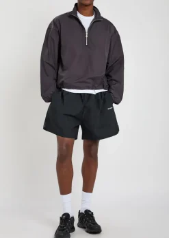 Hyperlight logo-print shell shorts