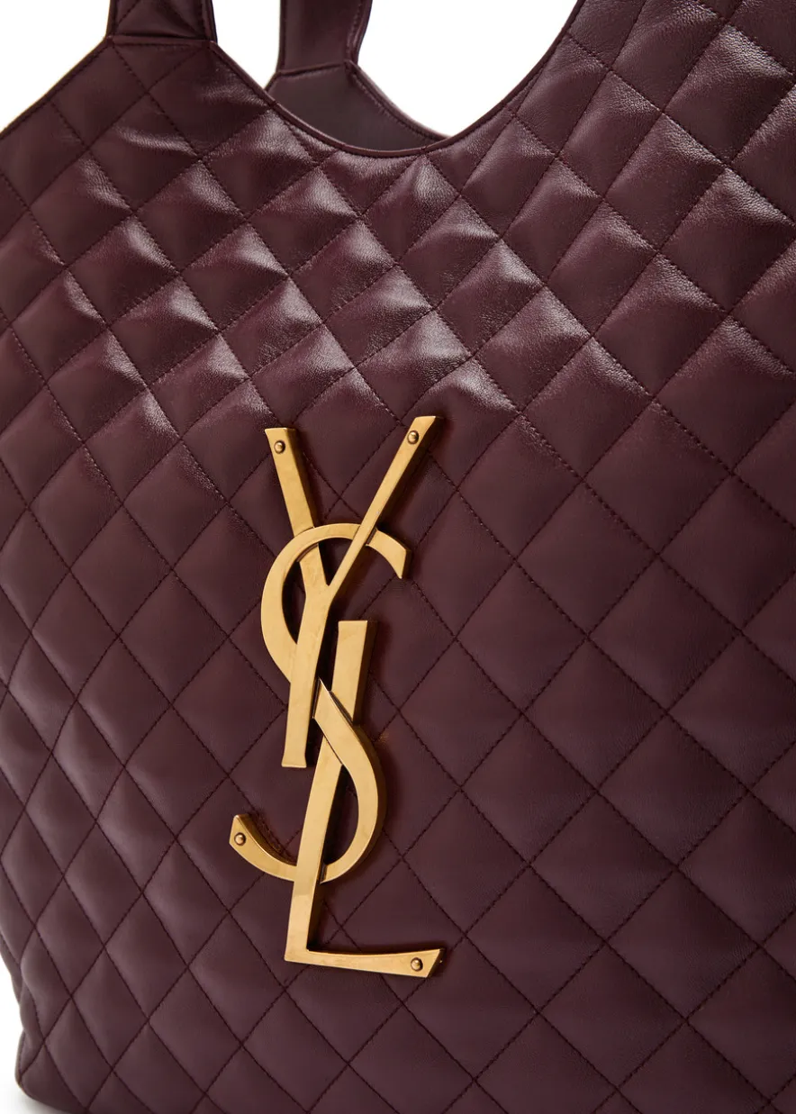 Icare quilted leather tote bag