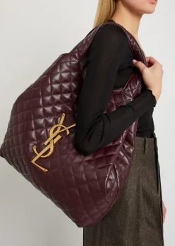 Icare quilted leather tote bag
