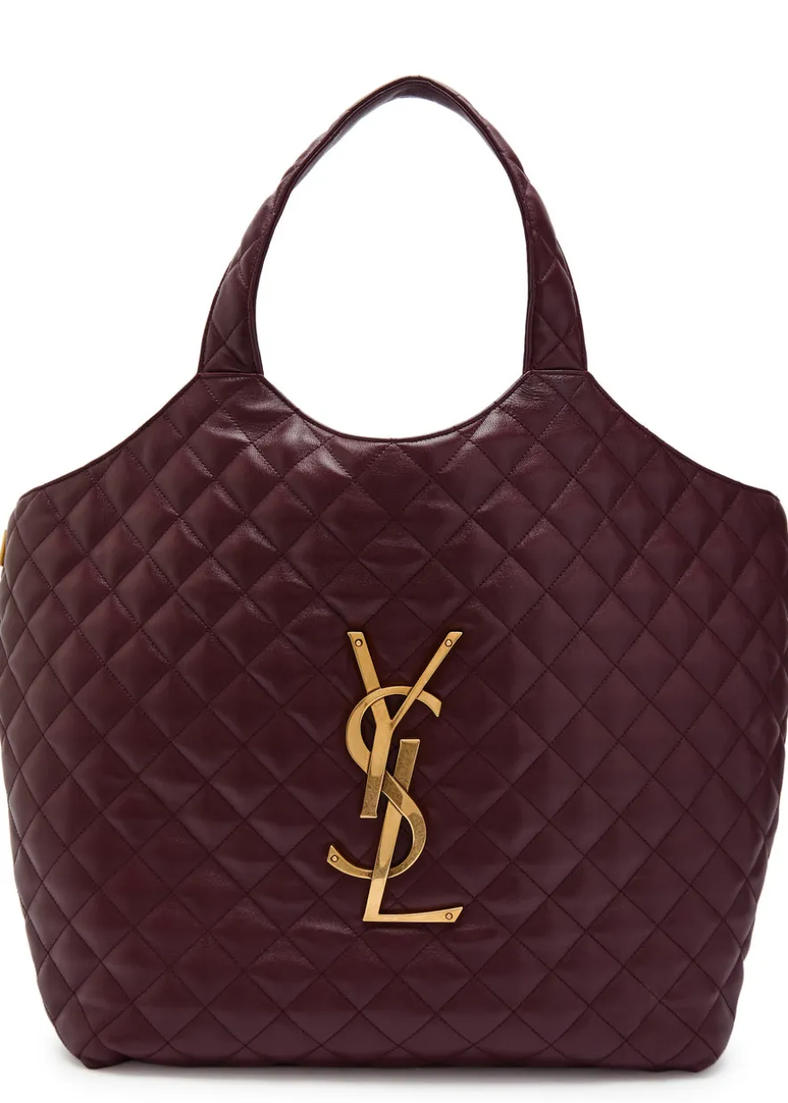 Icare quilted leather tote bag