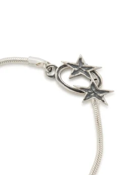 Icon Clasp sterling silver-plated bracelet