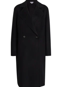 Iconic double-breasted wool coat
