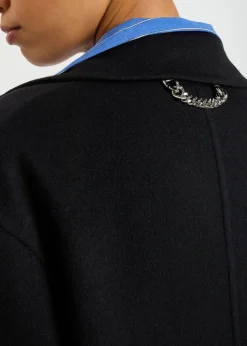 Iconic double-breasted wool coat