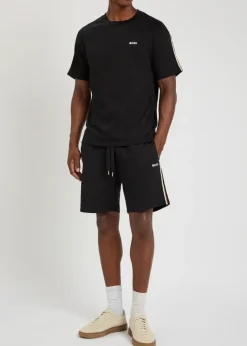 Iconic logo-embroidered cotton shorts