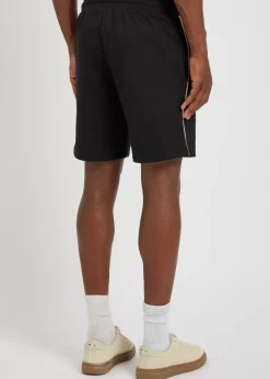 Iconic logo-embroidered cotton shorts