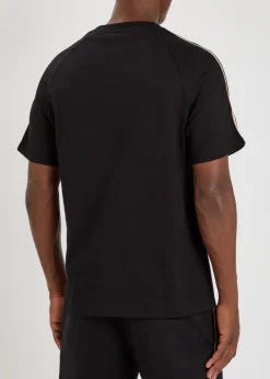 Iconic logo-embroidered cotton T-shirt