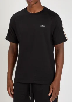 Iconic logo-embroidered cotton T-shirt