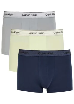 Icon metallic stretch-cotton trunks - set of three